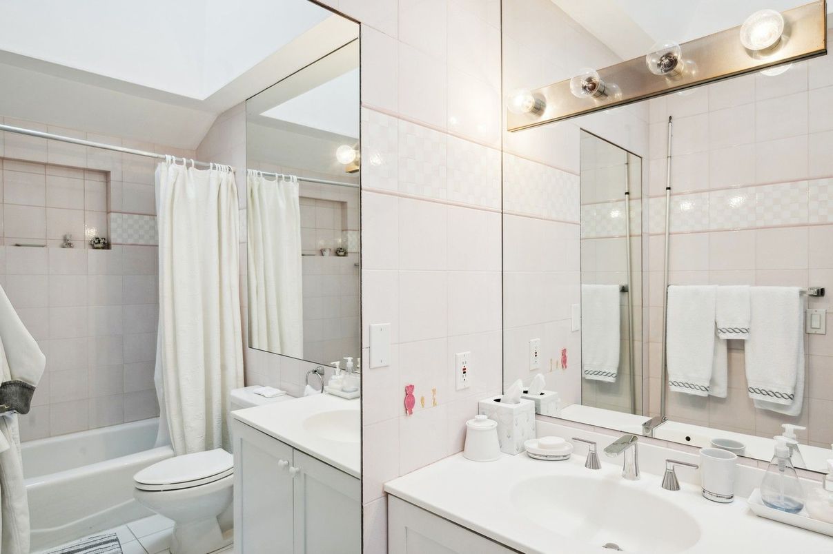 Bathroom, Dual Sink Vanities, Glass Shower, Interior