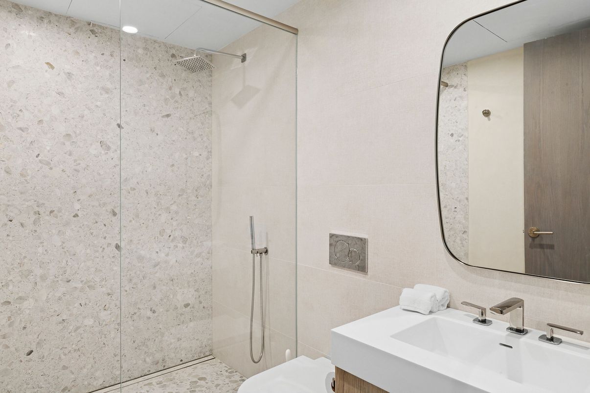 Bathroom, Glass Shower, Interior