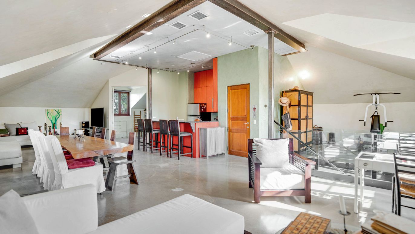 Dining room, Interior, Kitchen, Recessed Lighting