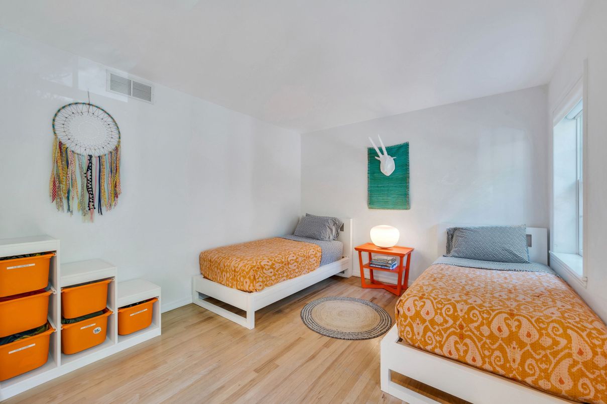 Bedroom, Interior, Wood Texture Flooring