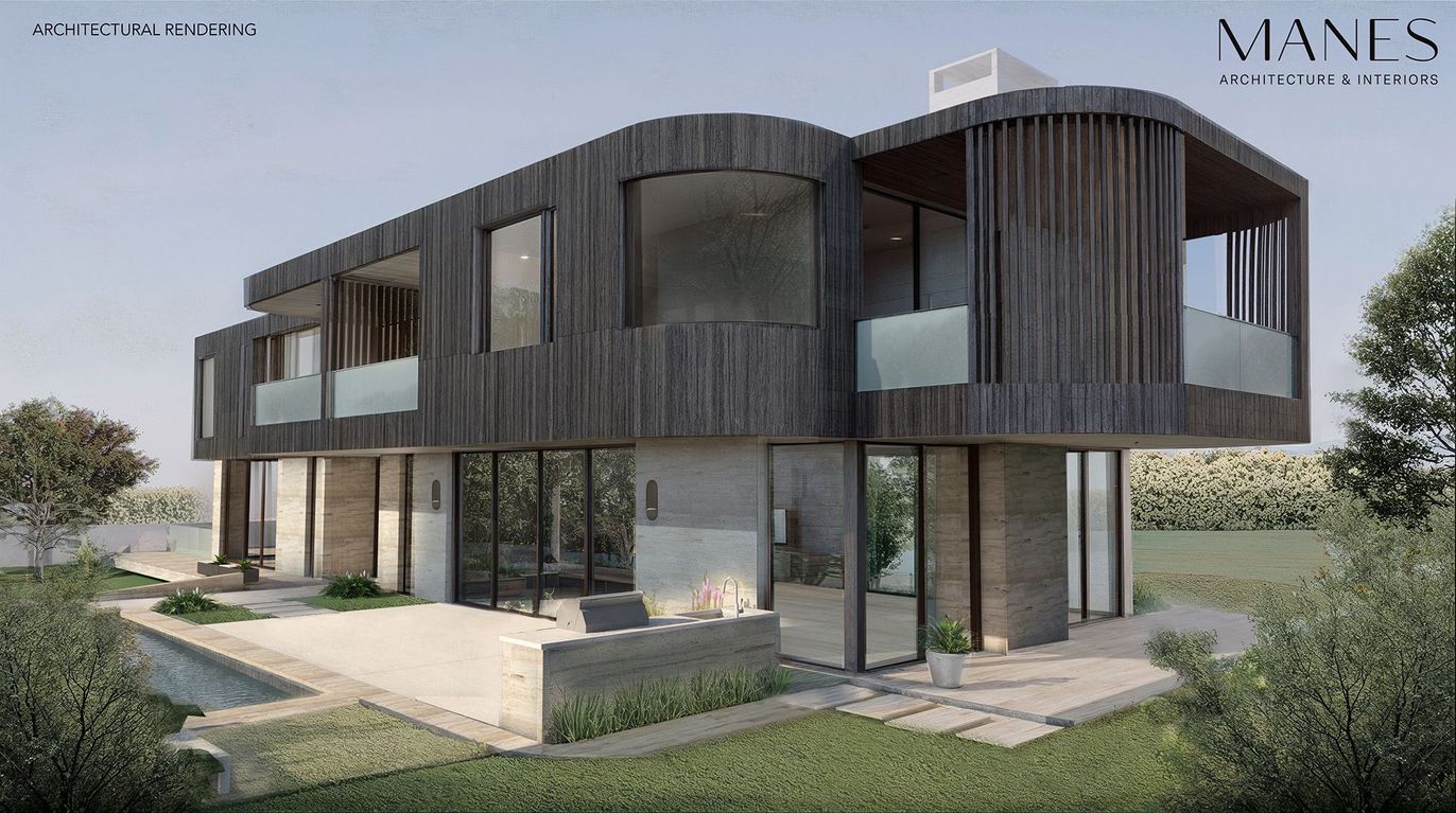 Backyard, Exterior, Facade, Modern