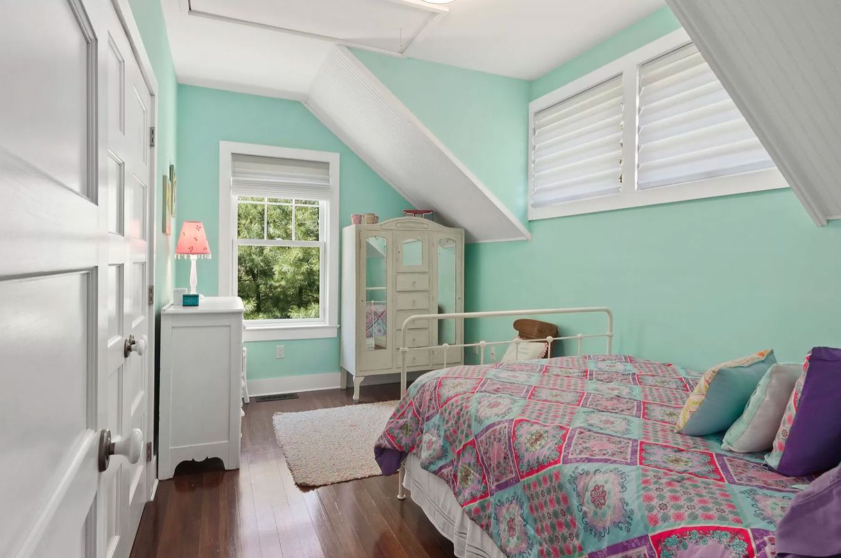 Bedroom, Interior, Wood Texture Flooring