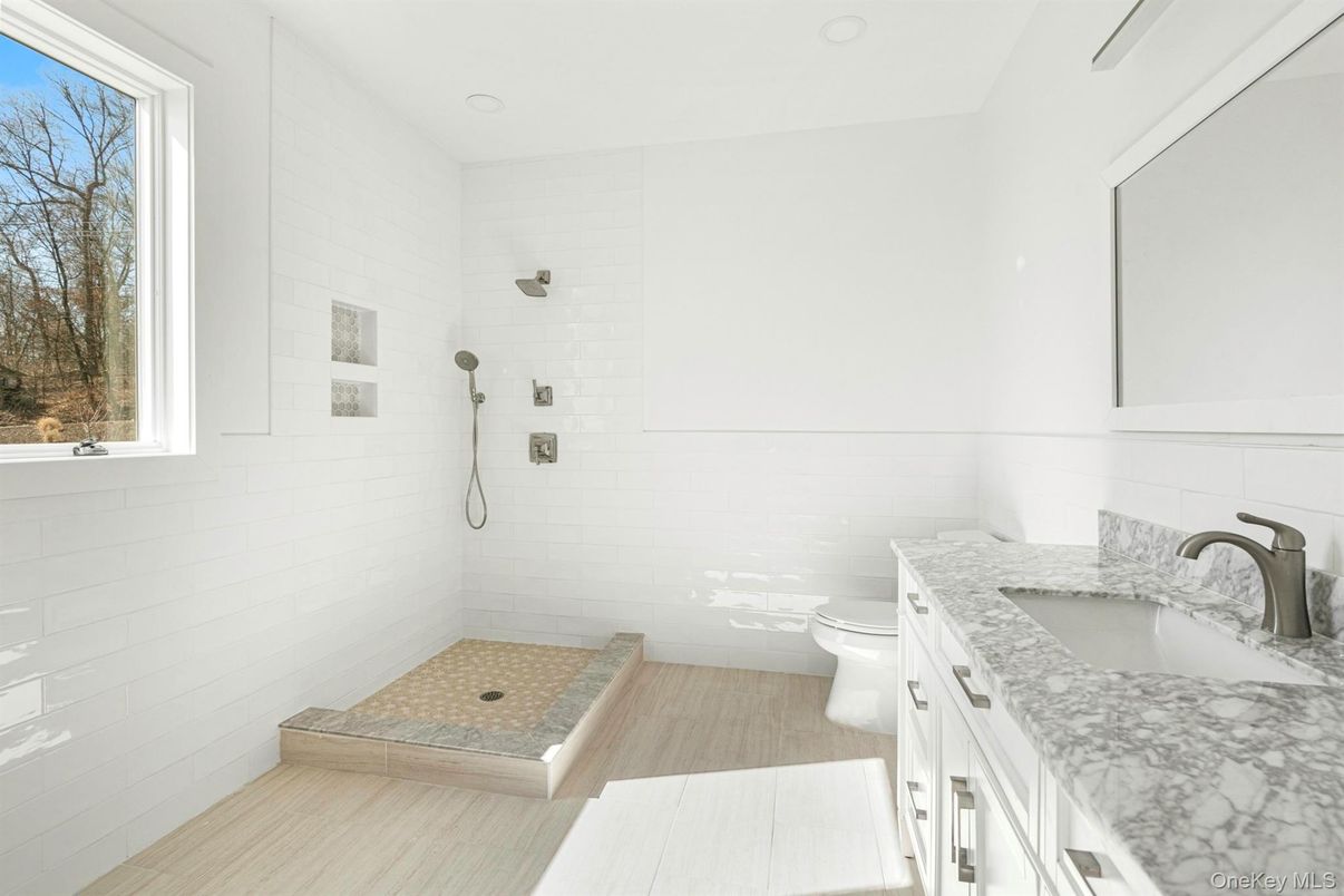 Bathroom, Interior, Wood Texture Flooring