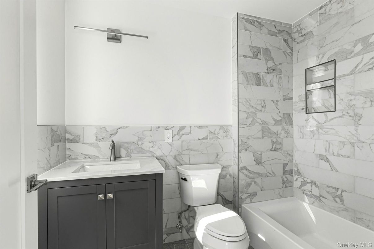 Bathroom, Interior, Marble Walls
