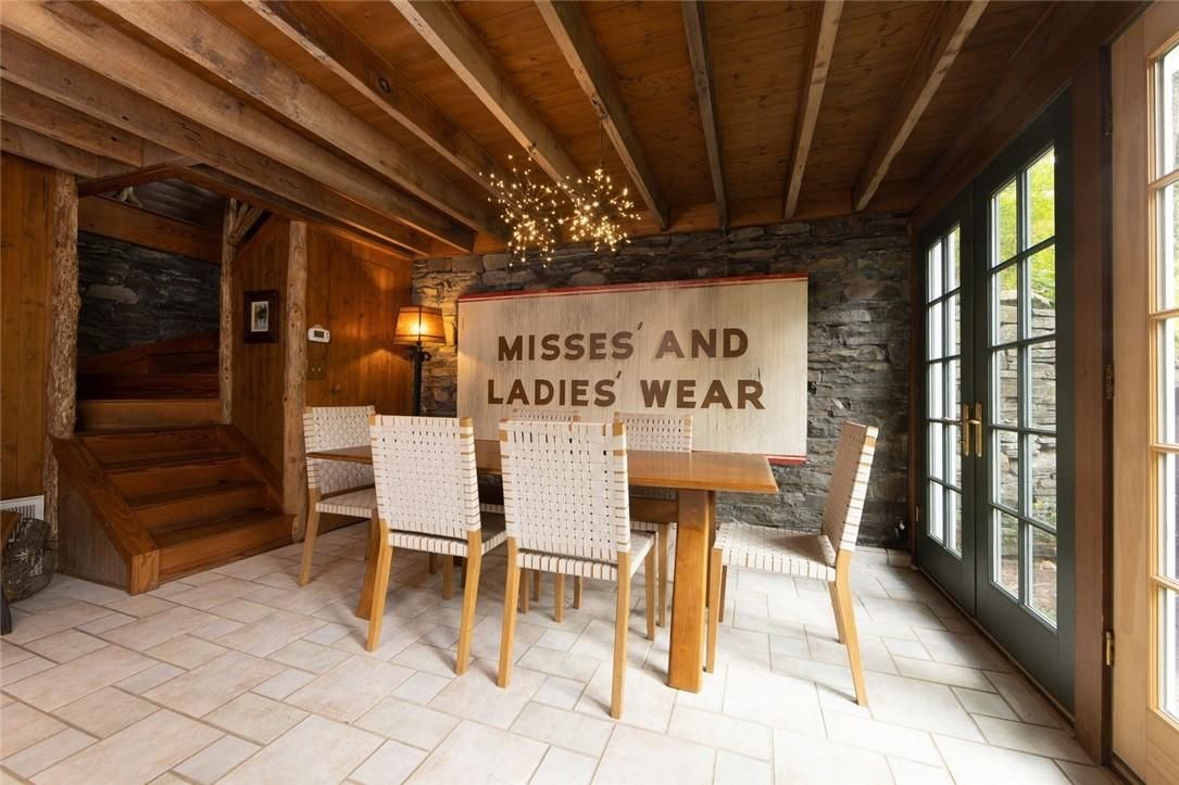 Dining room, Interior, Stone Walls, Wooden Beams, Wooden Ceilings, Wooden Walls