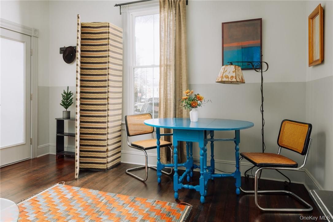 Dining room, Interior, Wood Texture Flooring