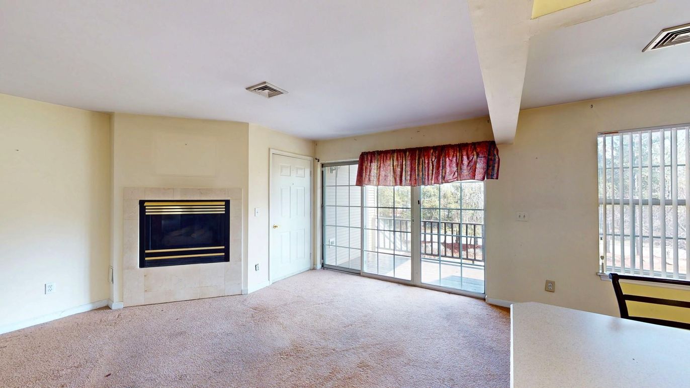 Empty room, Fireplace, Interior