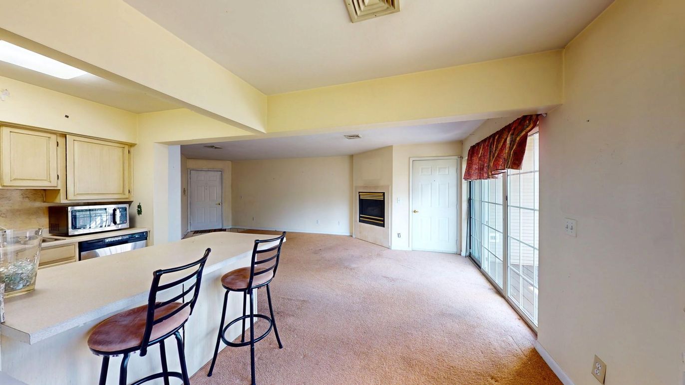 Empty room, Fireplace, Interior, Kitchen