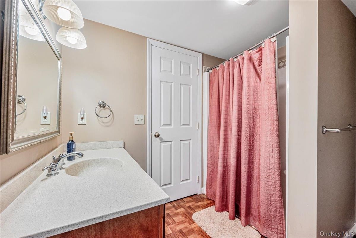 Bathroom, Interior, Wood Texture Flooring