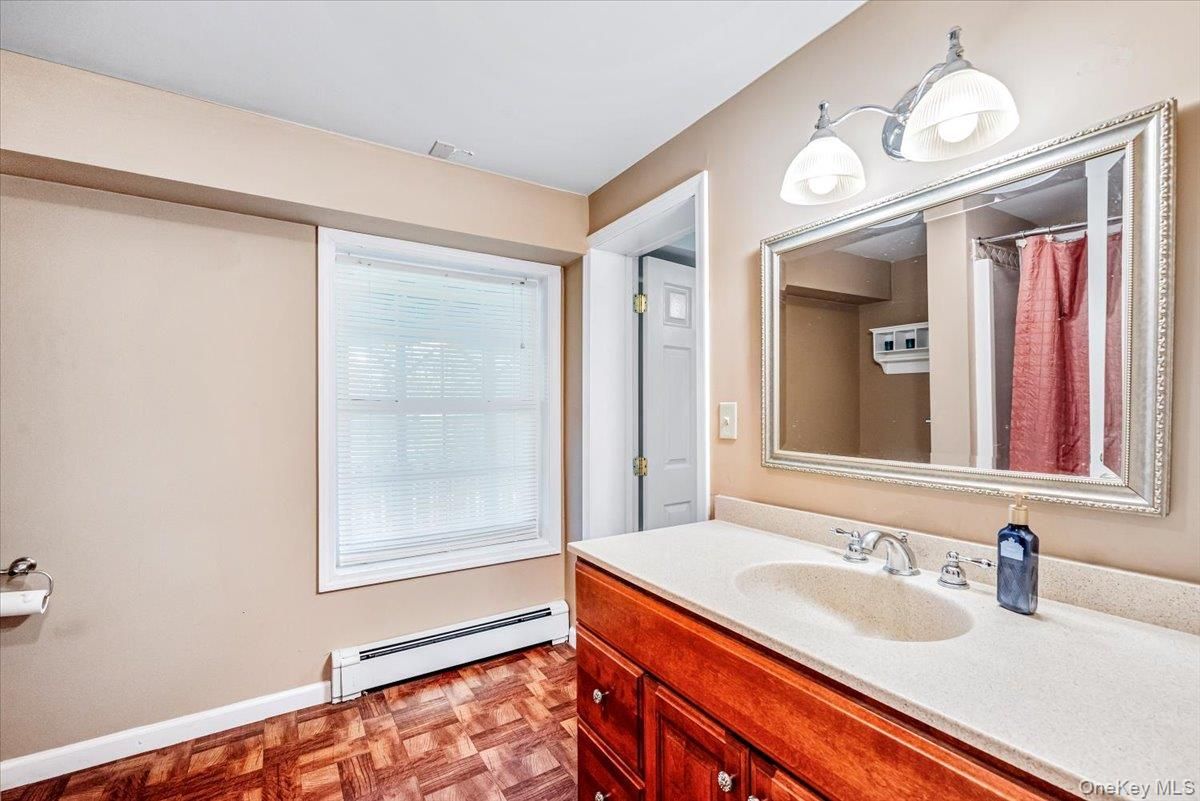 Bathroom, Interior, Wood Texture Flooring