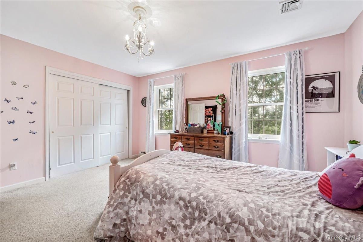 Bedroom, Chandelier, Interior