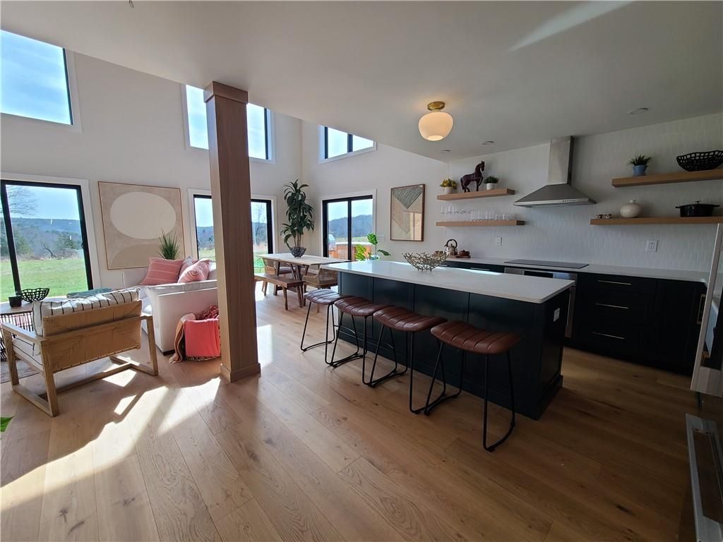 Dining room, Interior, Kitchen, Wood Texture Flooring
