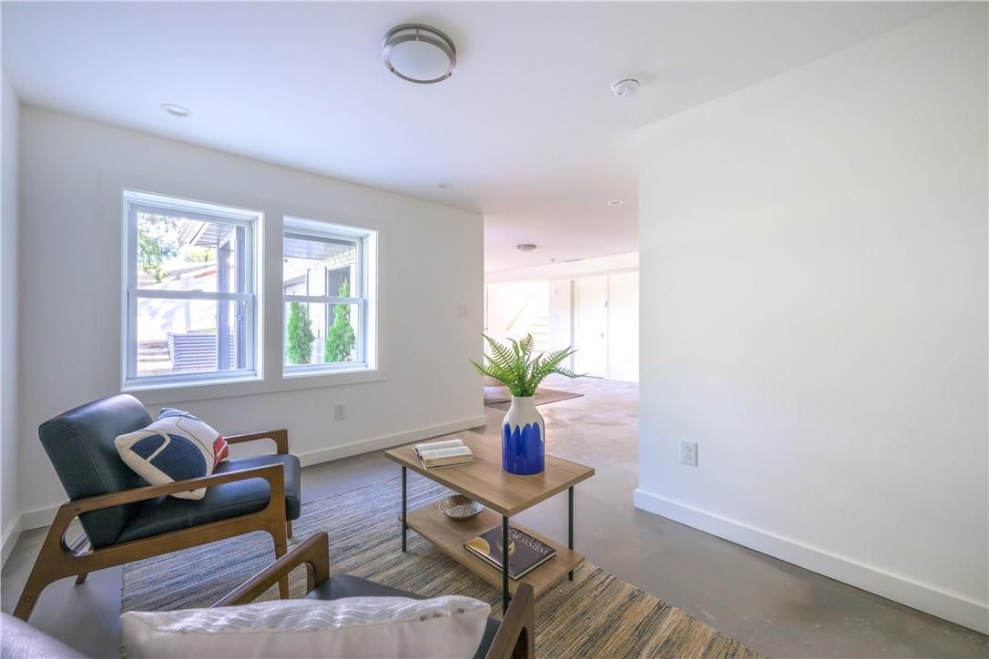 Interior, Living room, Recessed Lighting