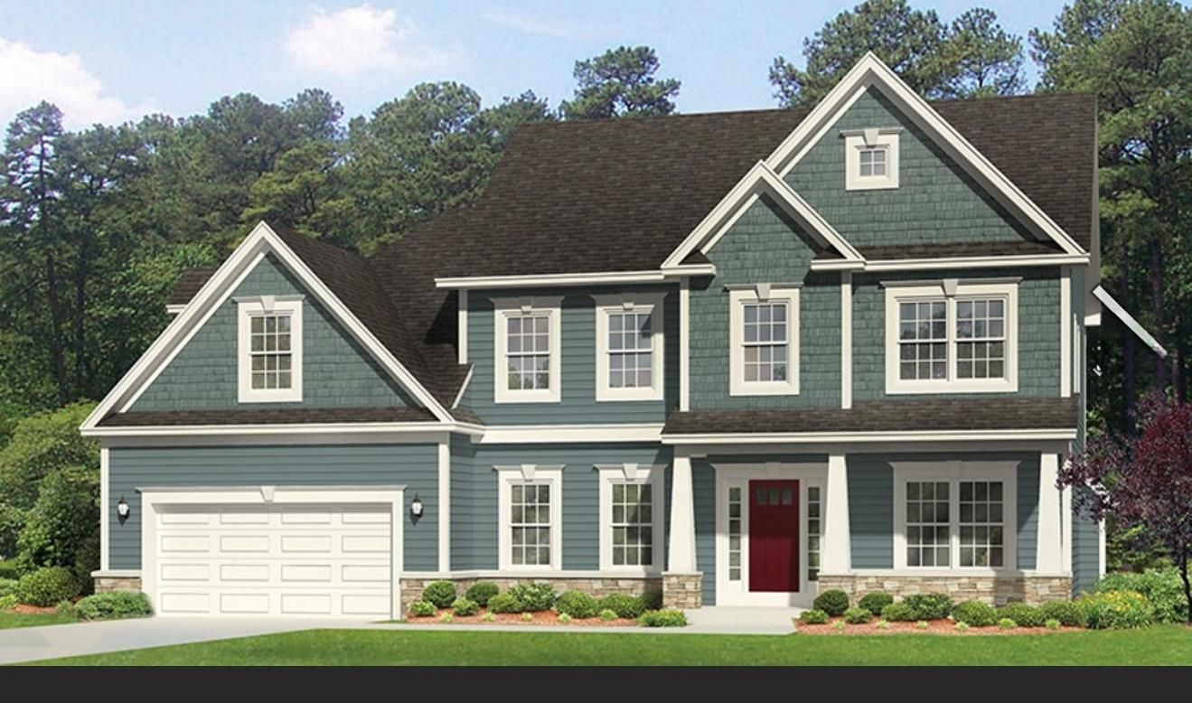 Attached, Exterior, Facade, Brick Traditional