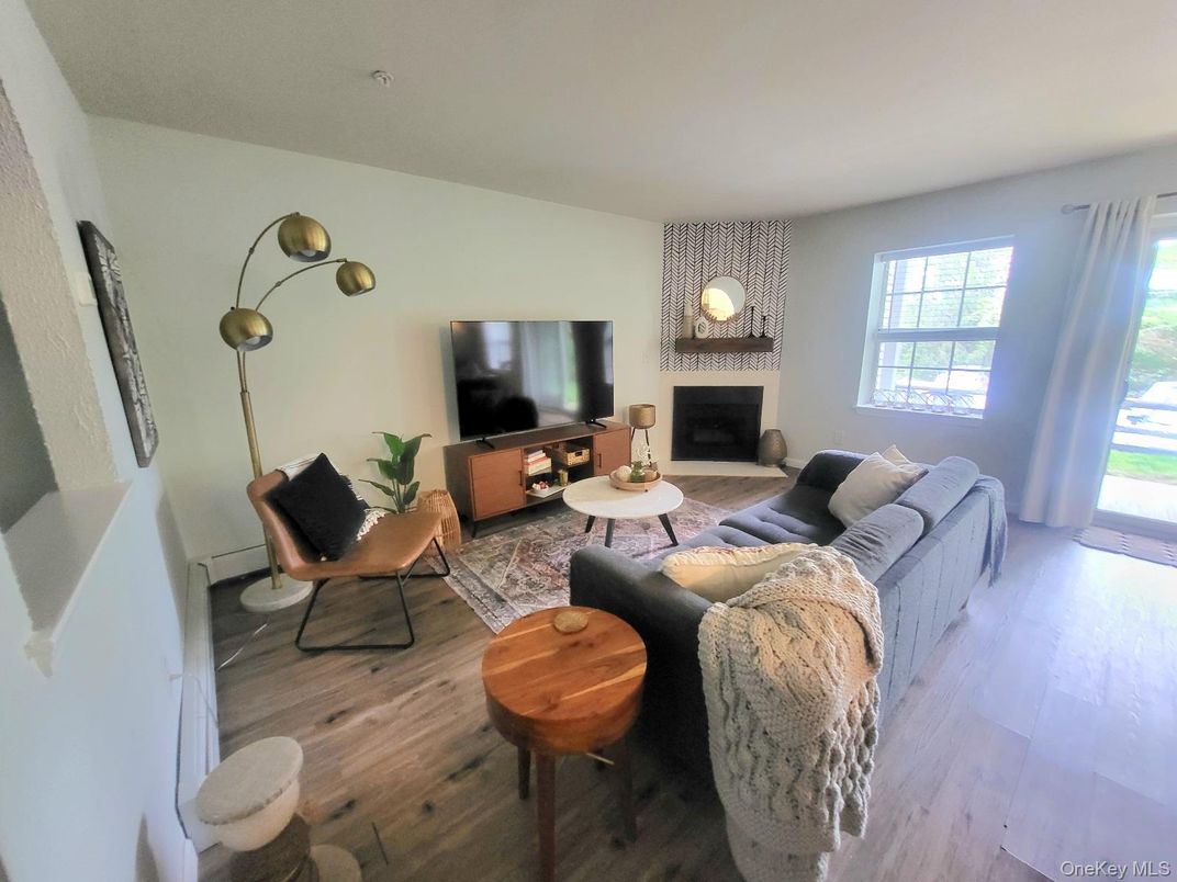 Fireplace, Interior, Living room, Wood Texture Flooring