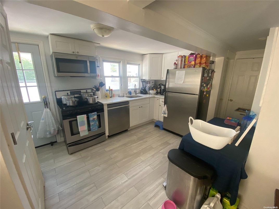 Interior, Kitchen, Wood Texture Flooring