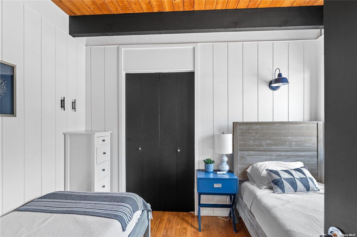 Bedroom, Interior, Wooden Ceilings, Wood Texture Flooring