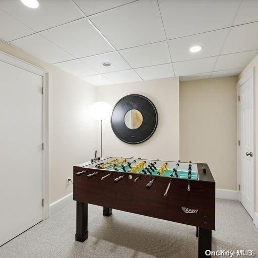 Game Room, Interior, Recessed Lighting