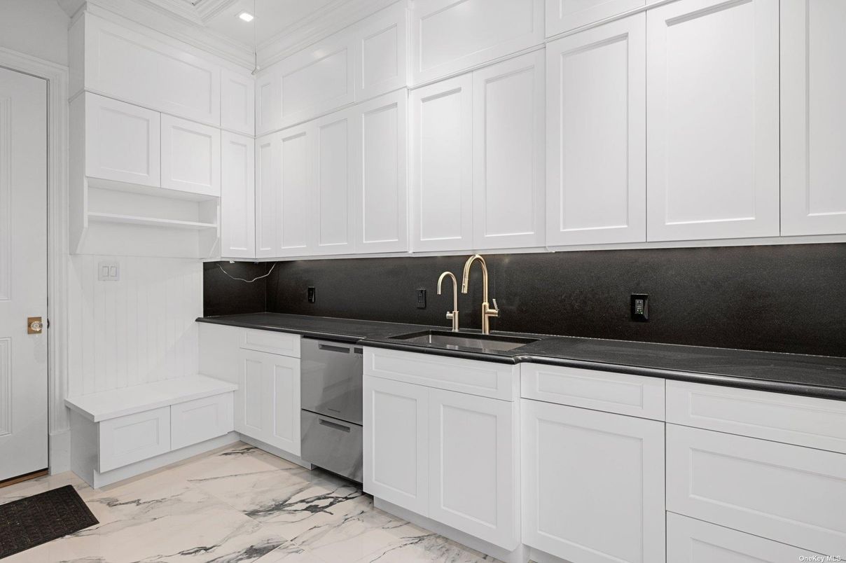 Interior, Kitchen, Marble, Recessed Lighting