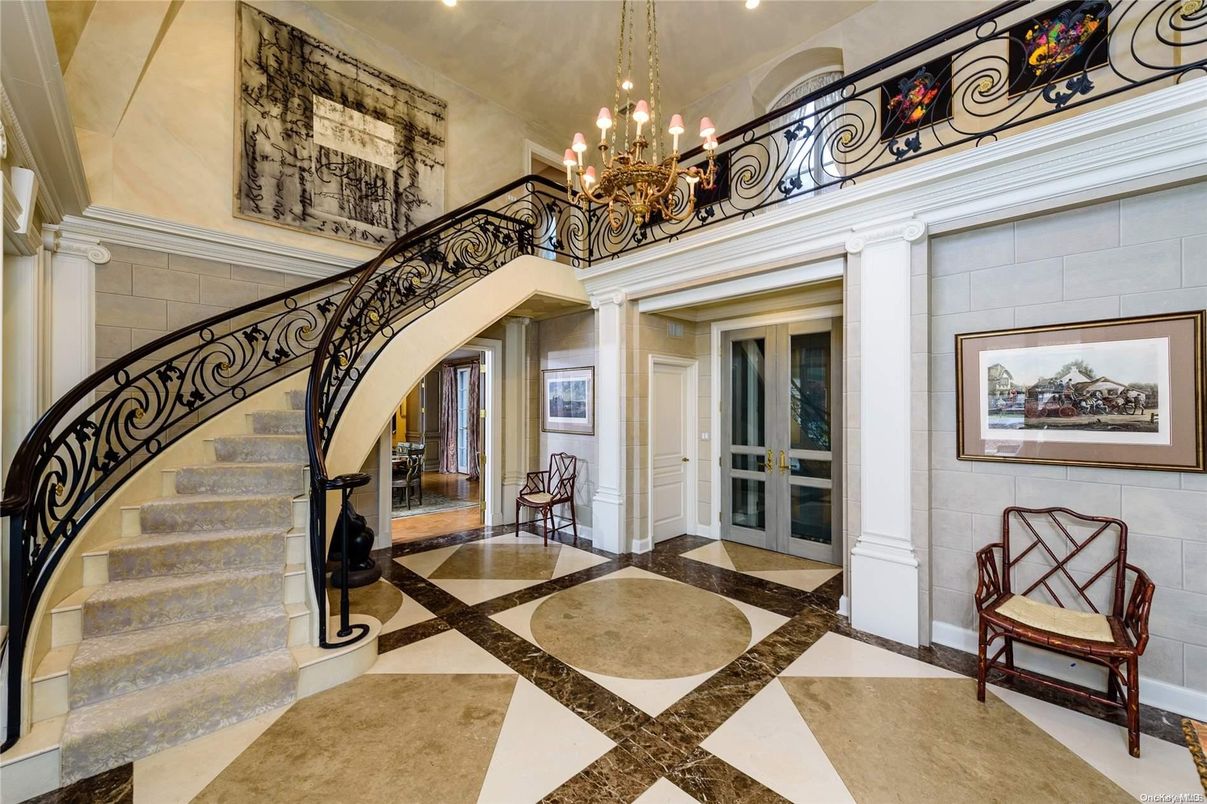 Chandelier, Interior, Recessed Lighting