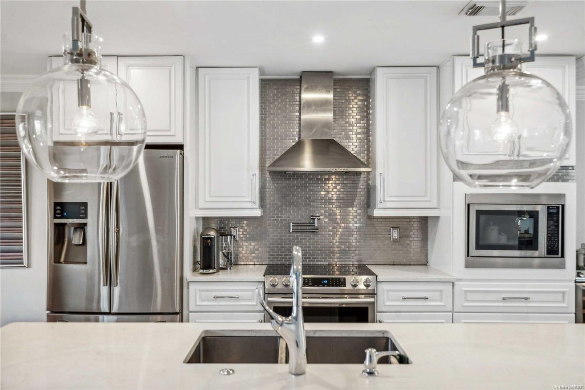 Interior, Kitchen, Recessed Lighting, Stainless Steel Appliances