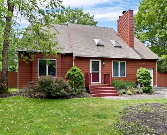 Attached, Backyard, Exterior, Facade, Cape Cod