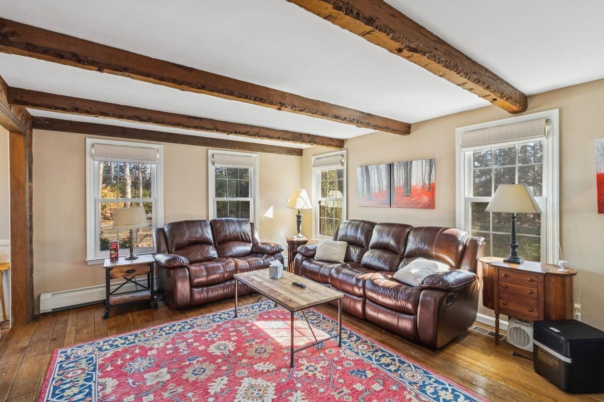 Interior, Living room, Wooden Beams, Wood Texture Flooring