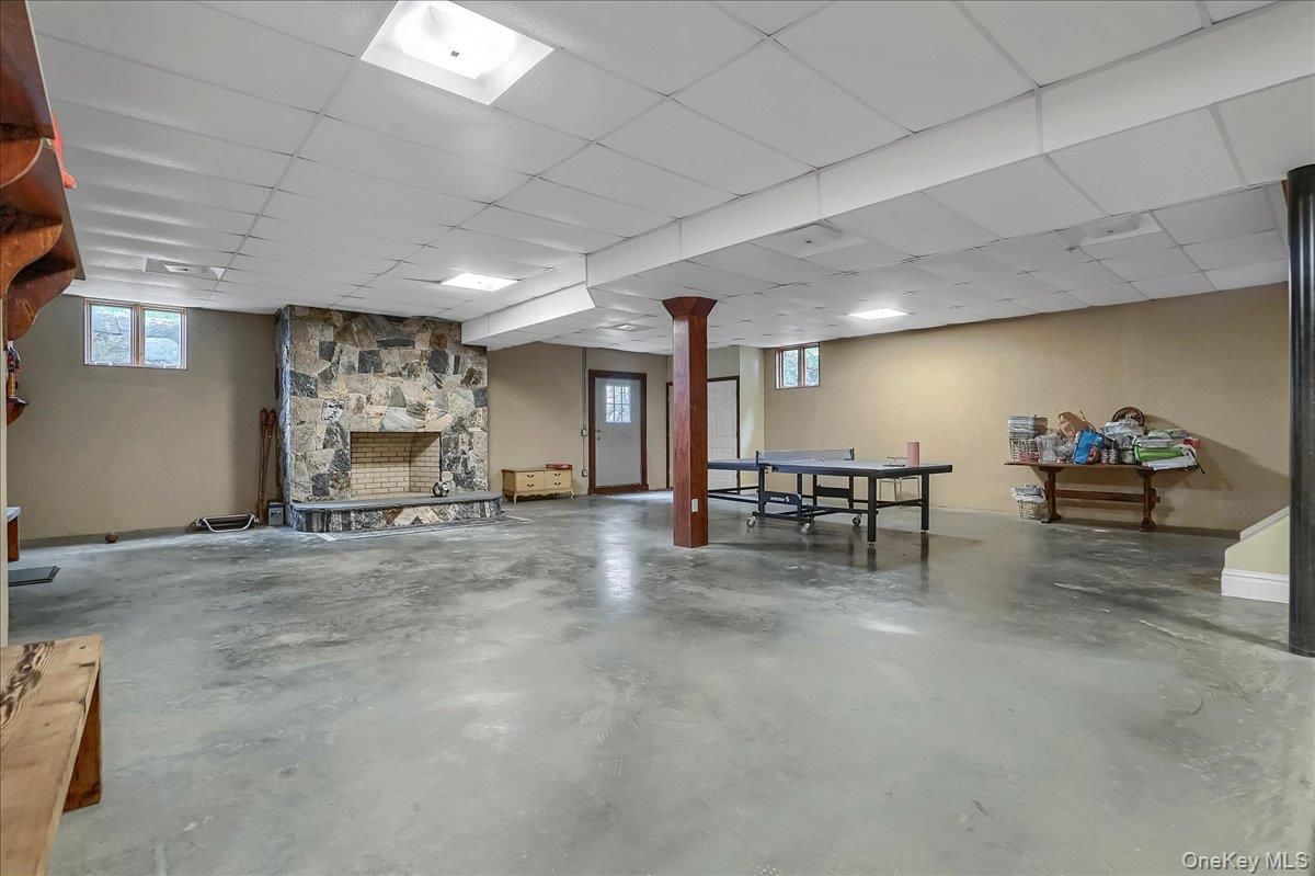 Interior, Recessed Lighting, Stone Walls