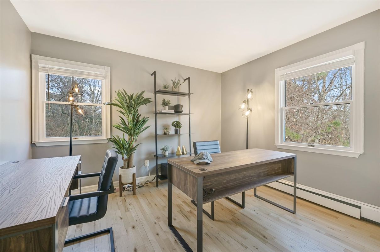 Home Office, Interior, Wood Texture Flooring