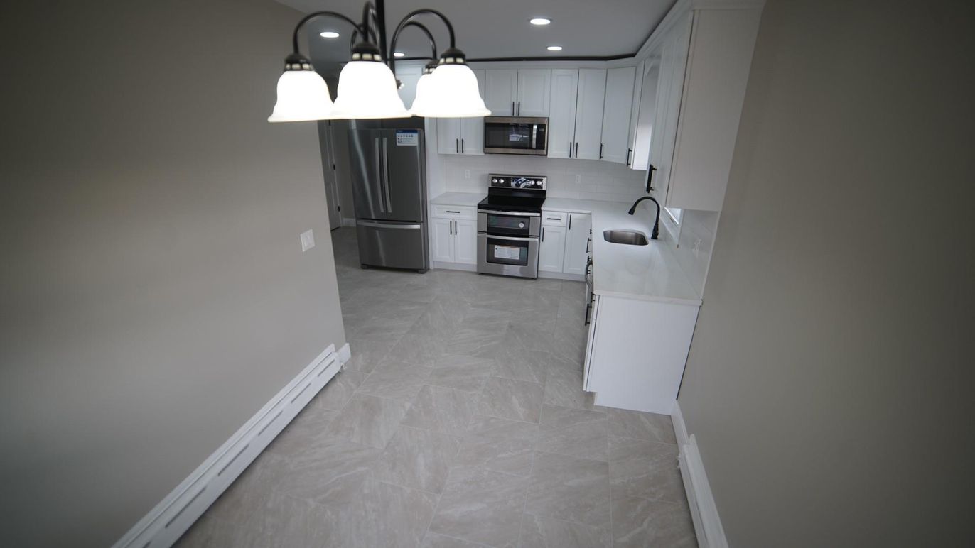 Interior, Kitchen, Recessed Lighting, Stainless Steel Appliances