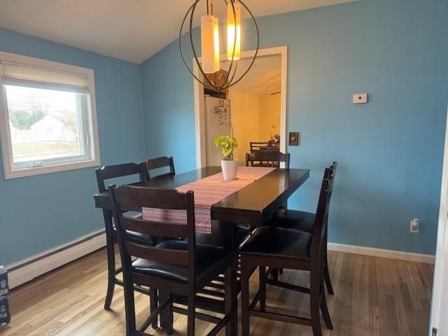 Dining room, Interior, Wood Texture Flooring