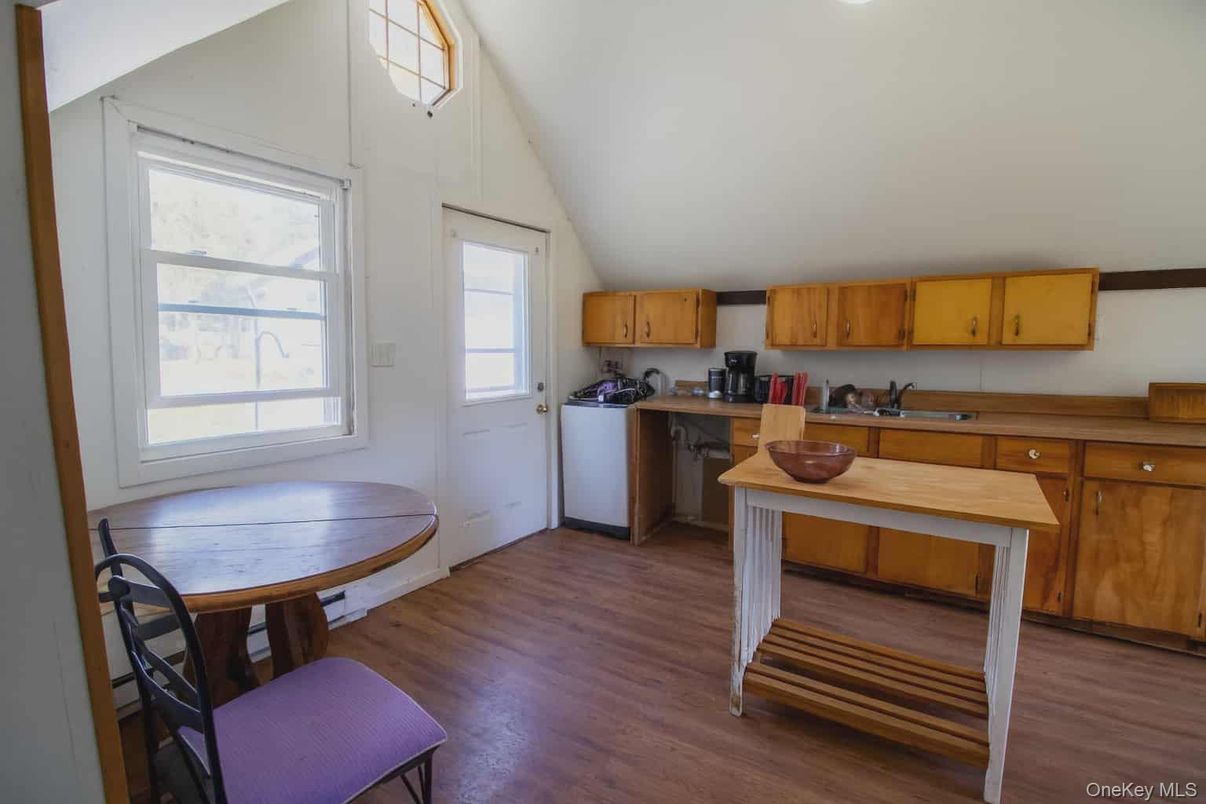 Interior, Kitchen, Wood Texture Flooring