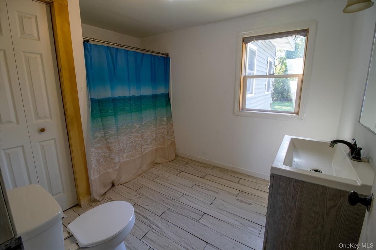 Bathroom, Interior, Wood Texture Flooring