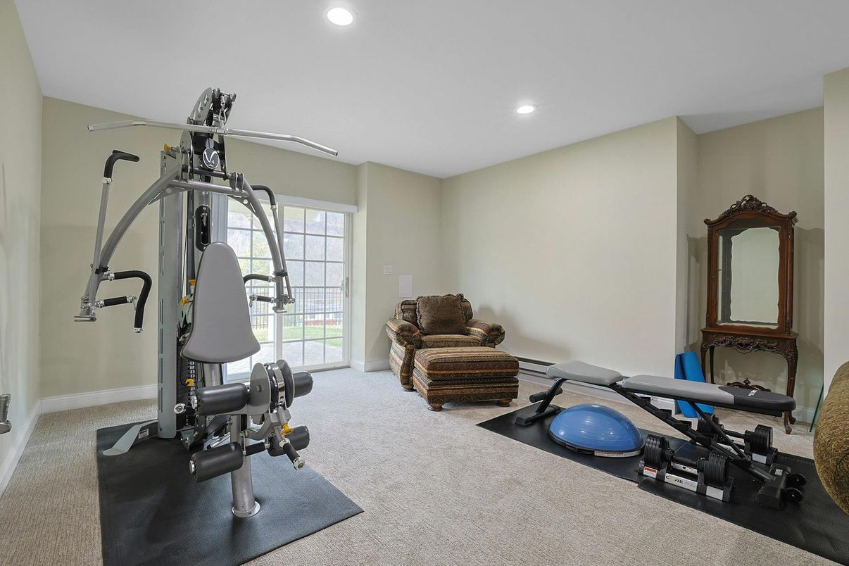 Fitness Equipment, Interior, Recessed Lighting