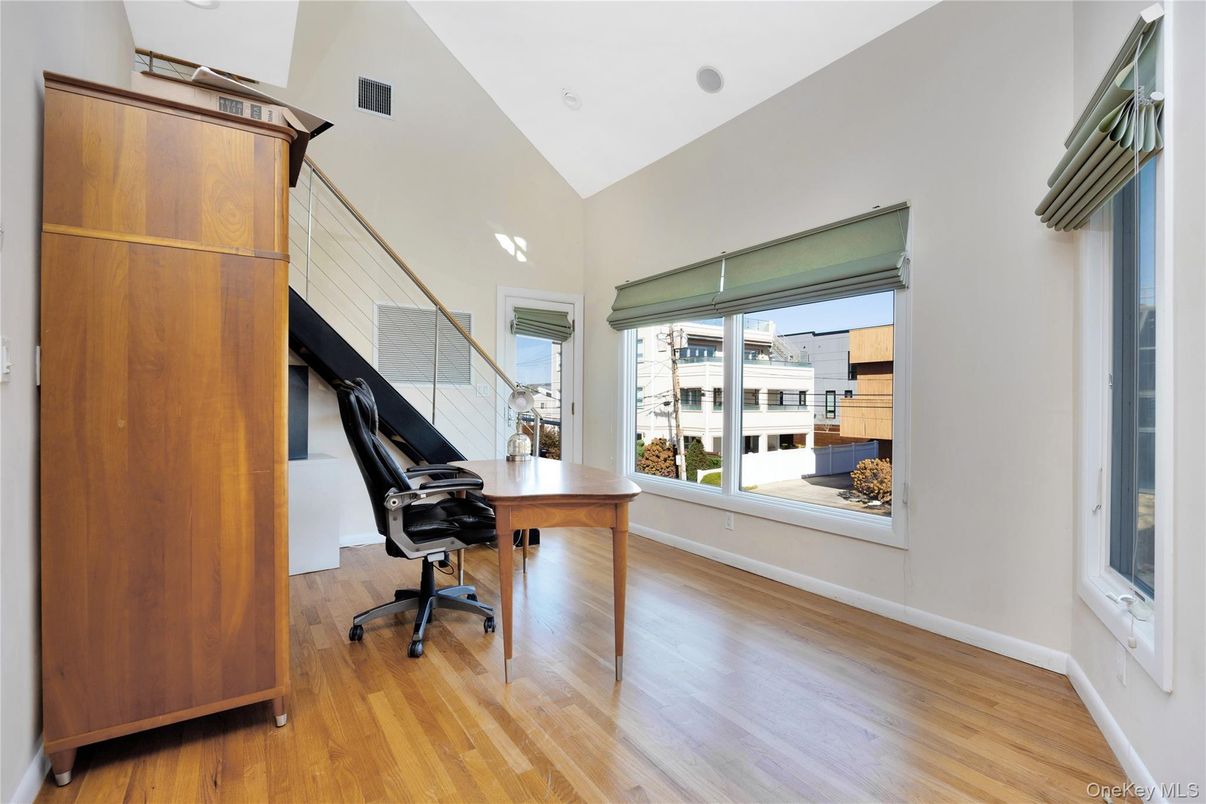 Home Office, Interior, Wood Texture Flooring