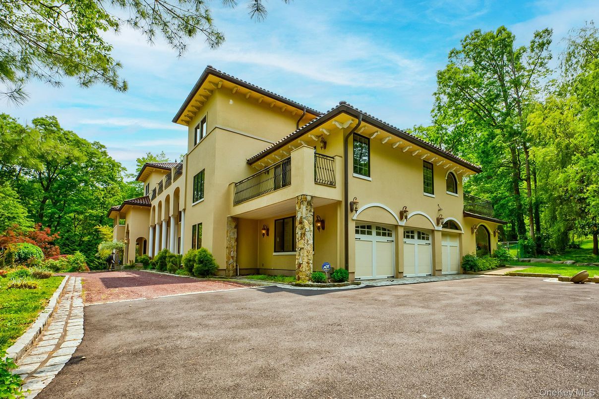 Attached, Backyard, Exterior, Facade, Mediterranean