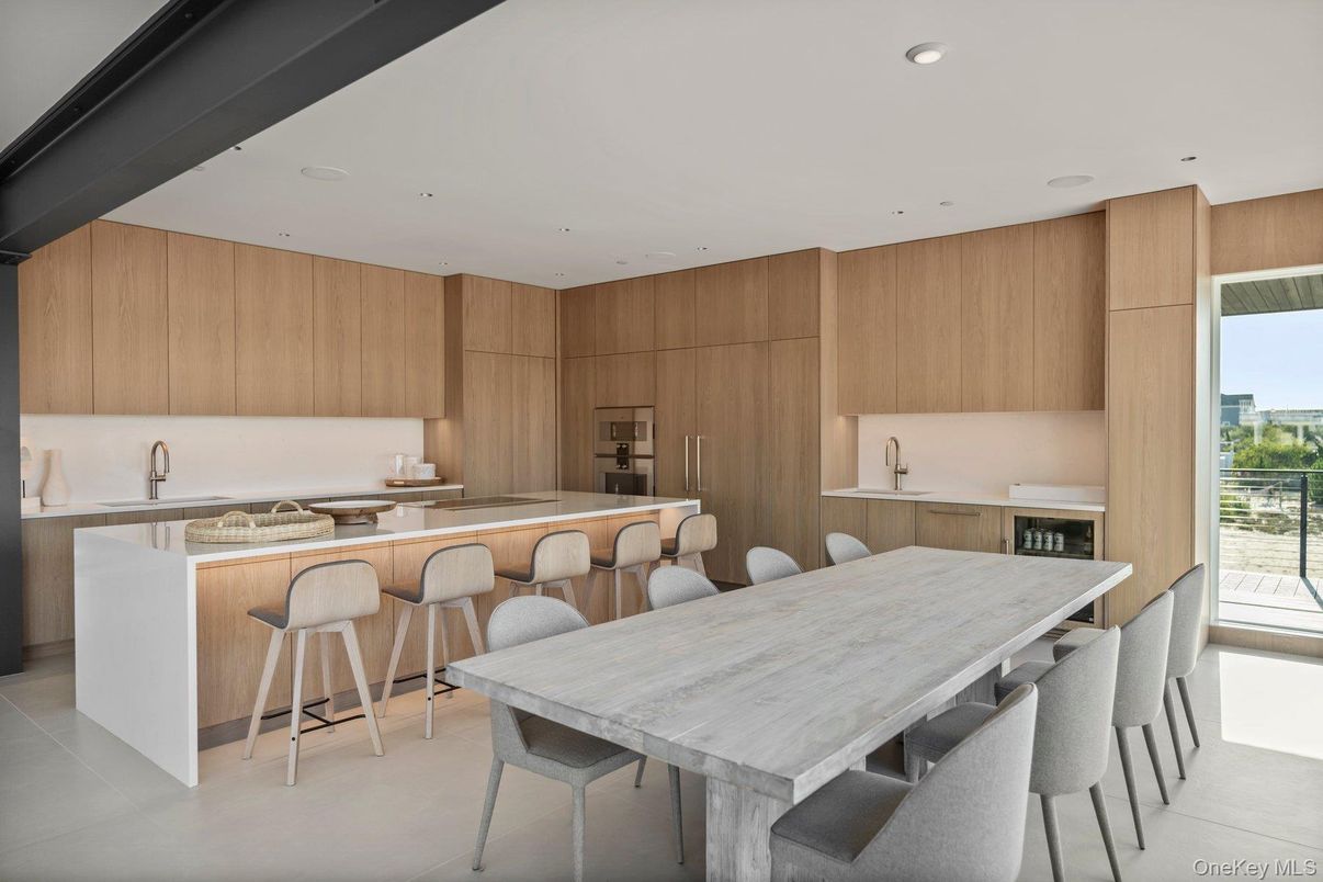 Dining room, Interior, Kitchen, Recessed Lighting