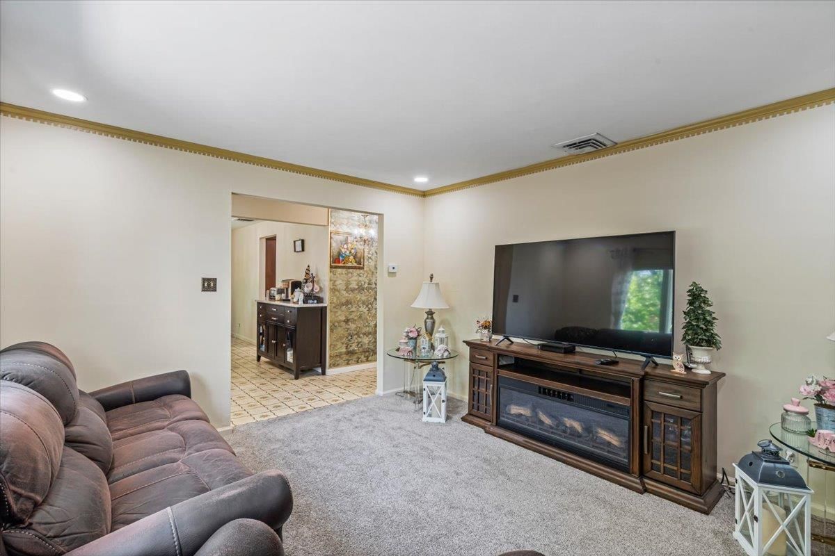 Interior, Living room, Recessed Lighting