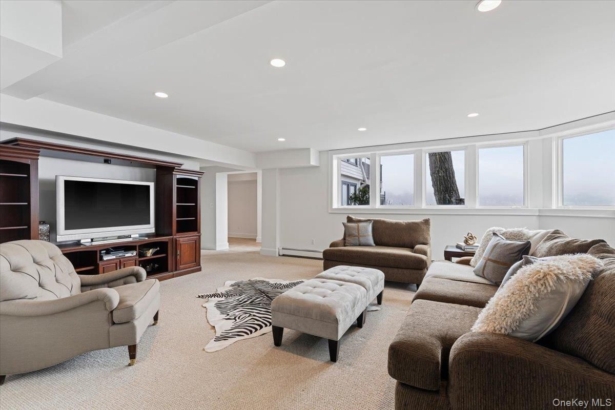 Interior, Living room, Recessed Lighting