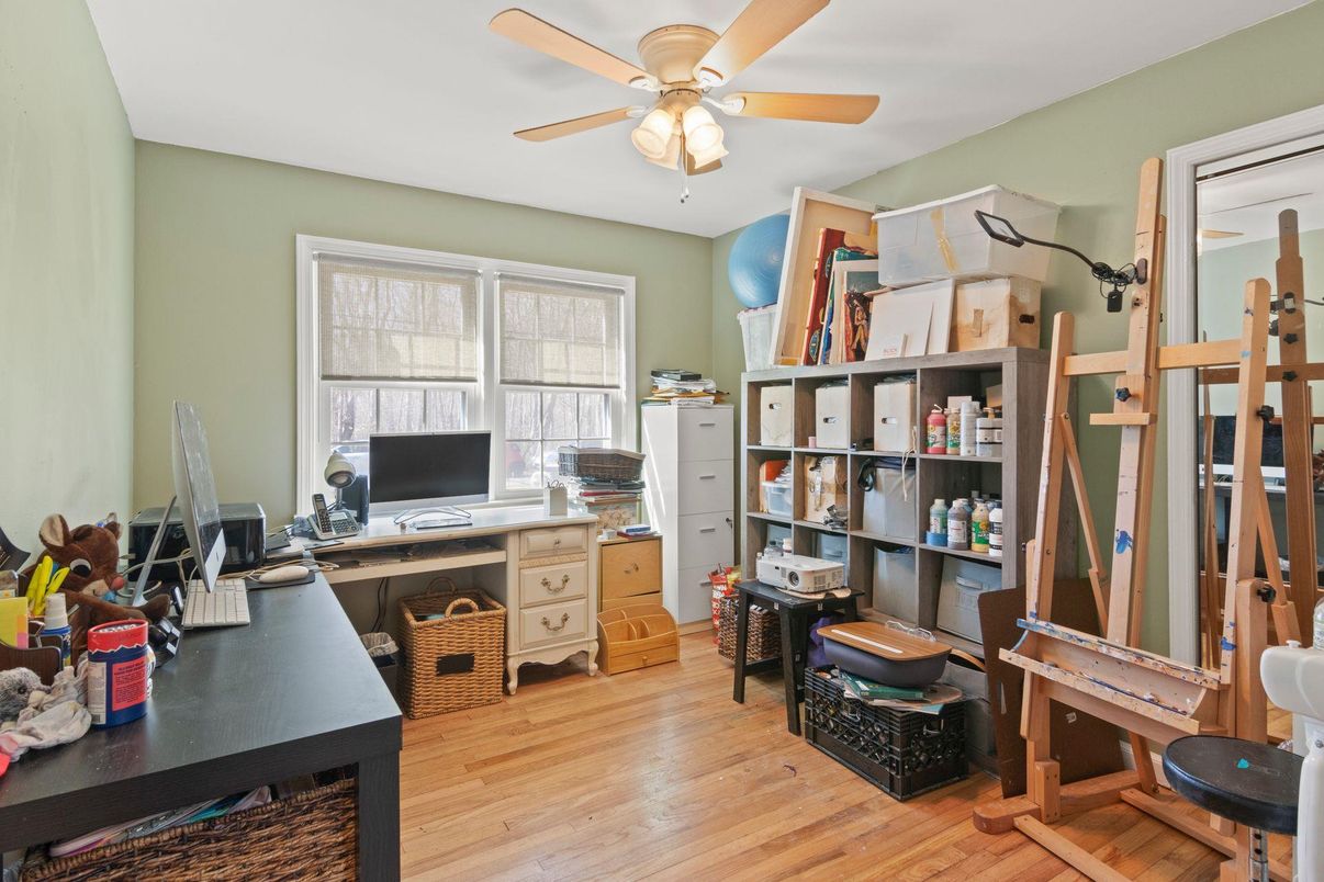 Home Office, Interior, Wood Texture Flooring