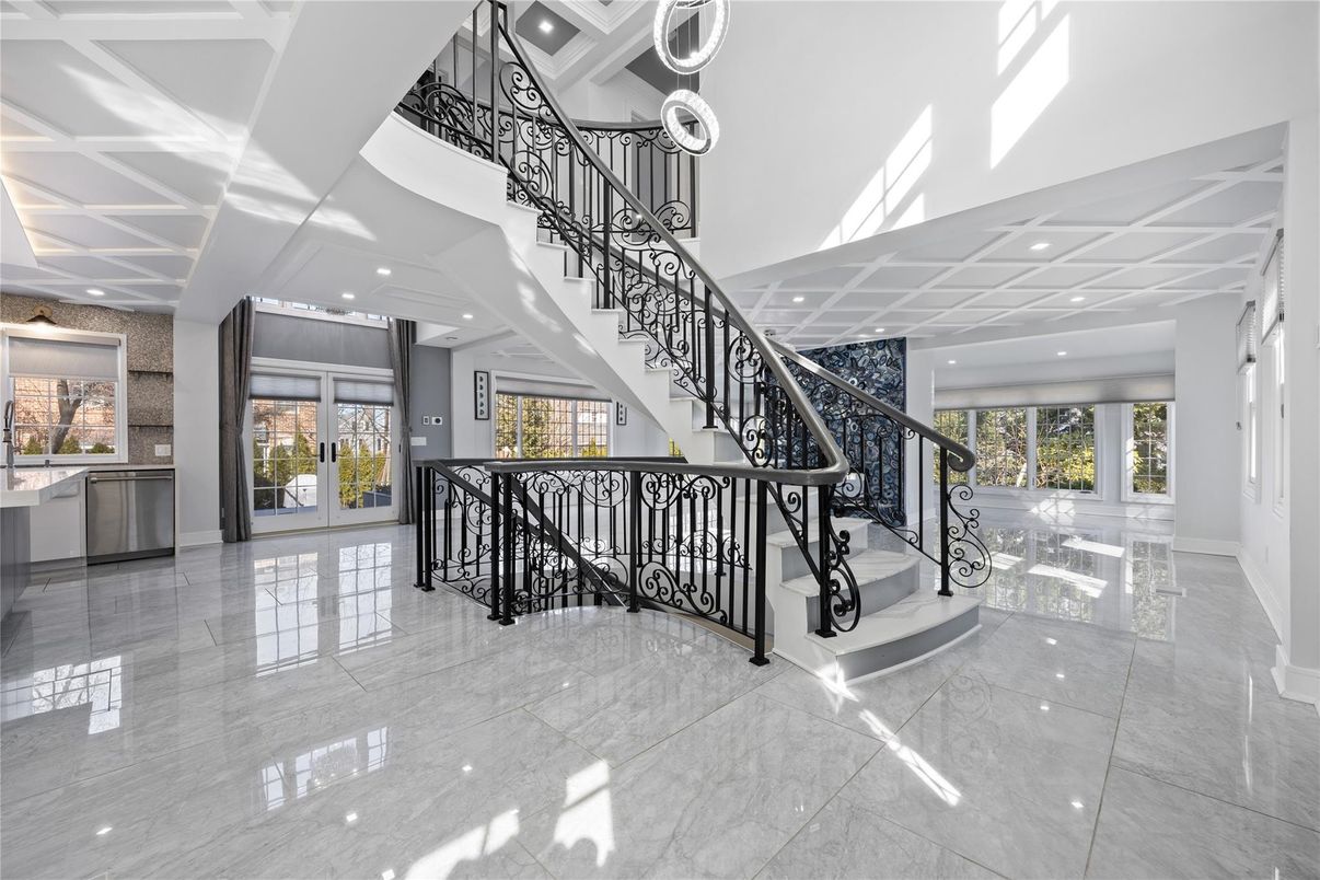 Interior, Marble, Recessed Lighting