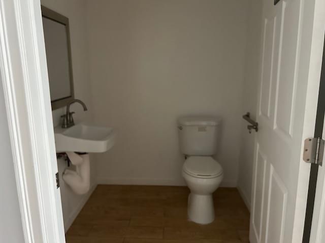 Bathroom, Interior, Wood Texture Flooring