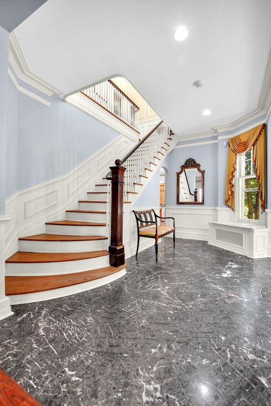 Interior, Marble, Recessed Lighting
