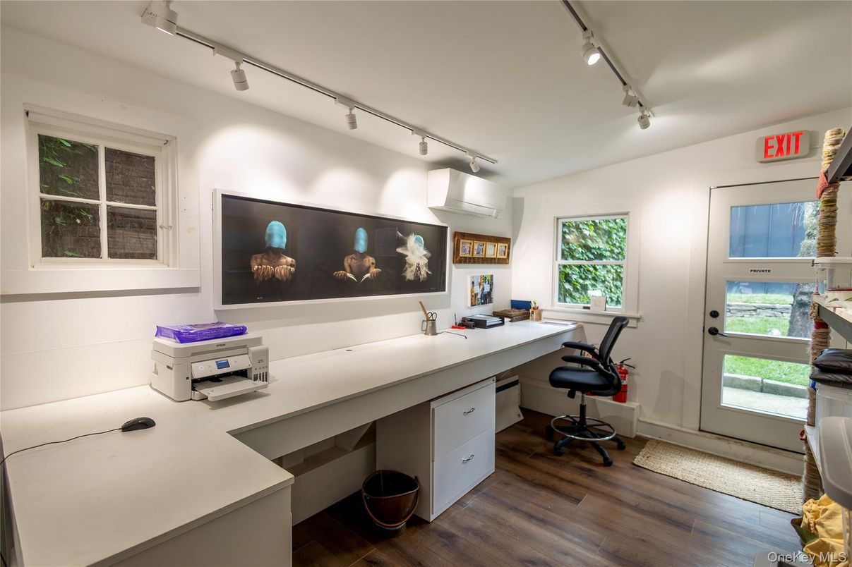 Home Office, Interior, Wood Texture Flooring