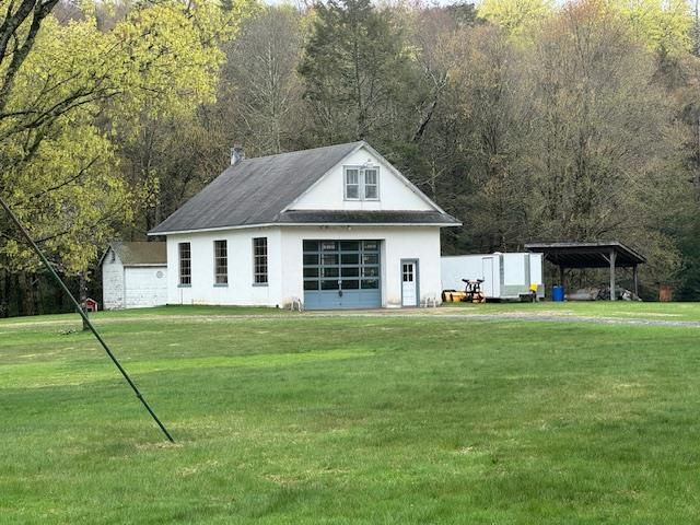 Attached, Backyard, Exterior, Facade, Cape Cod