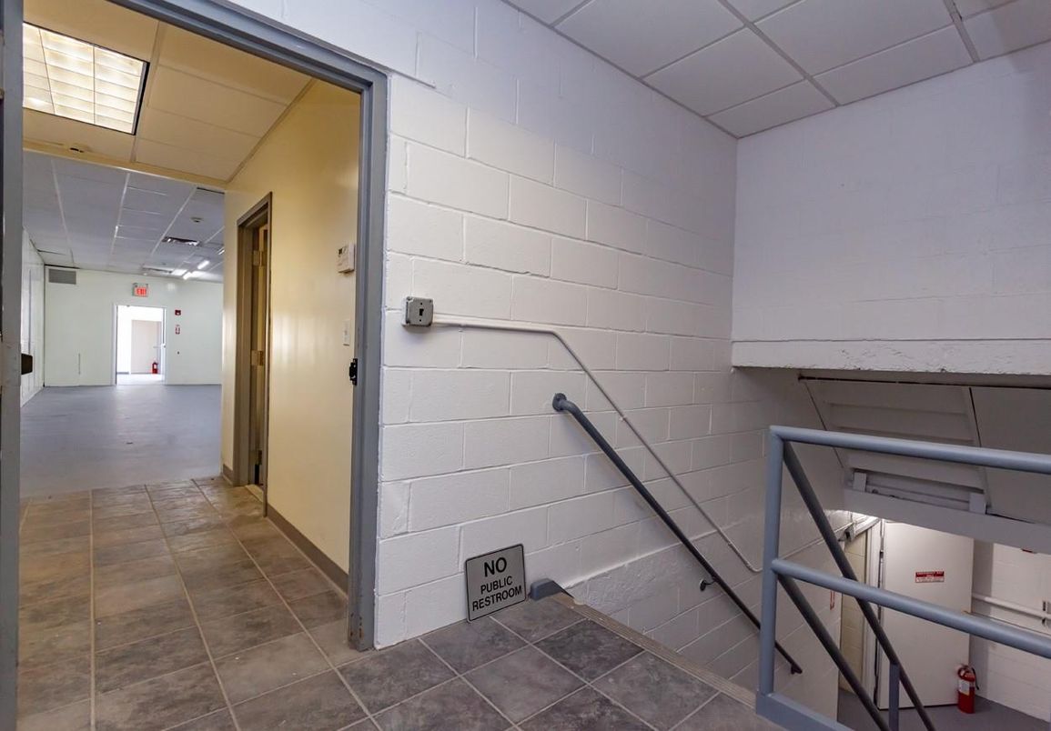 Elevator, Interior, Stone Walls