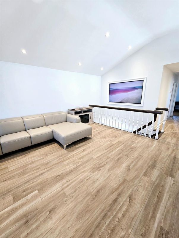 Fireplace, Interior, Recessed Lighting, Wood Texture Flooring