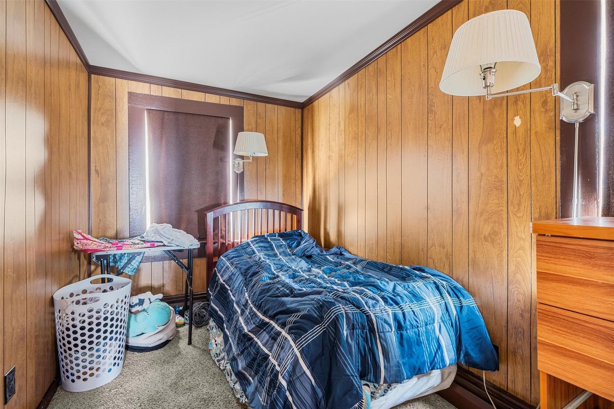 Bedroom, Interior, Wooden Walls