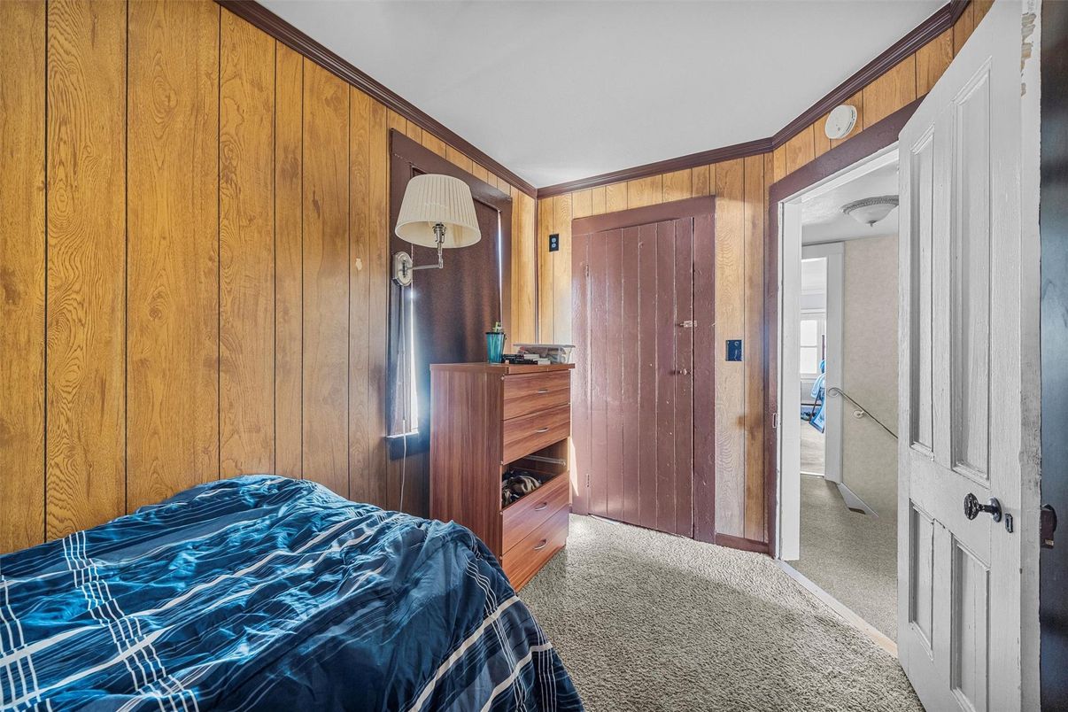 Bedroom, Interior, Wooden Walls
