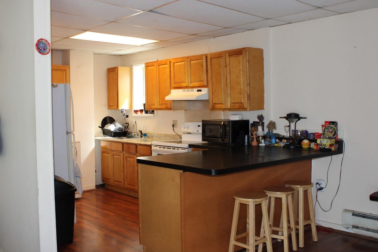 Interior, Kitchen, Wood Texture Flooring